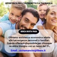 OPPORTUNITÀ  PER LANCIARE UN ATTIVITÀ 
