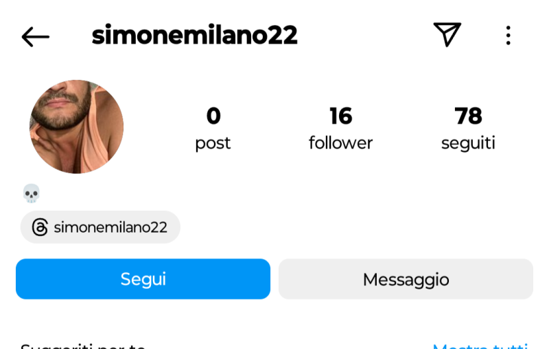 Simone Milano gay 