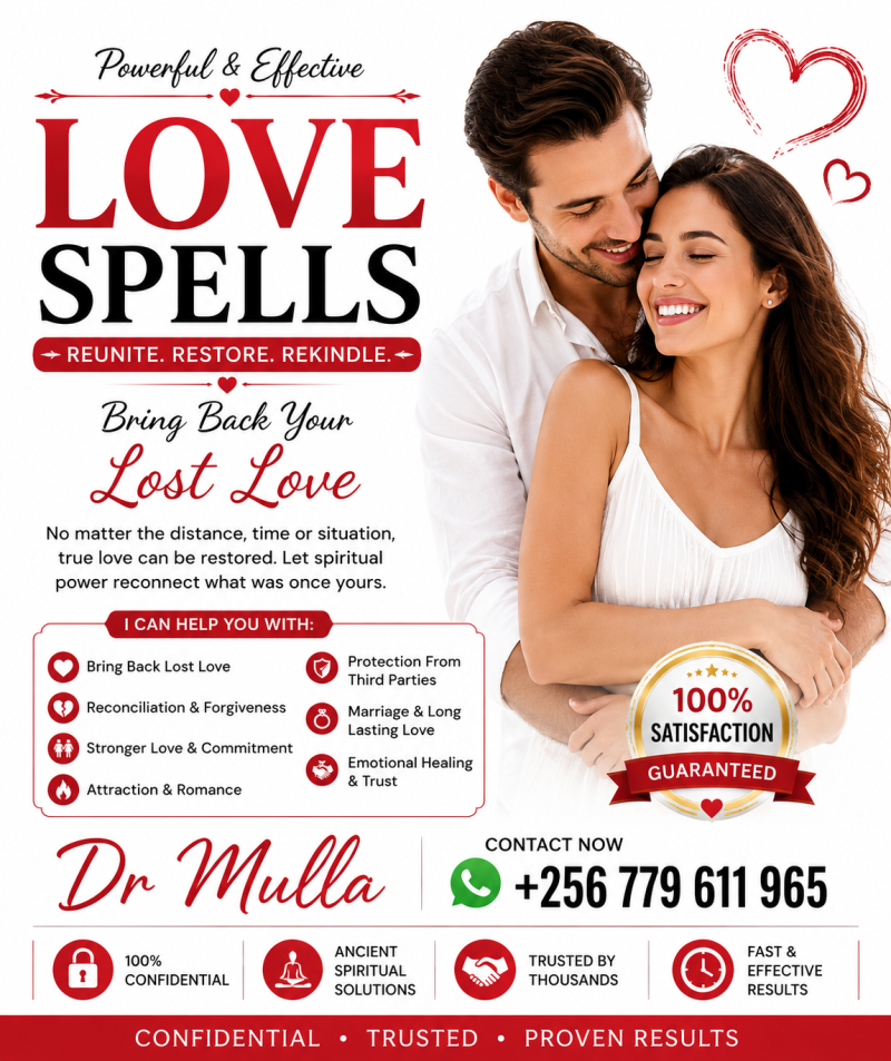 Powerful Love Spells to Reunite Couples, Strengthen Relationships, and Bring Back Your Ex Quickly – WhatsApp: +256779611965