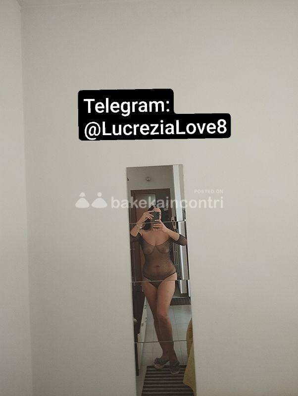 Videochiamata erotica Telegram: @LucreziaLove8 (NO WHATSAPP, NO CHIAMATE)
