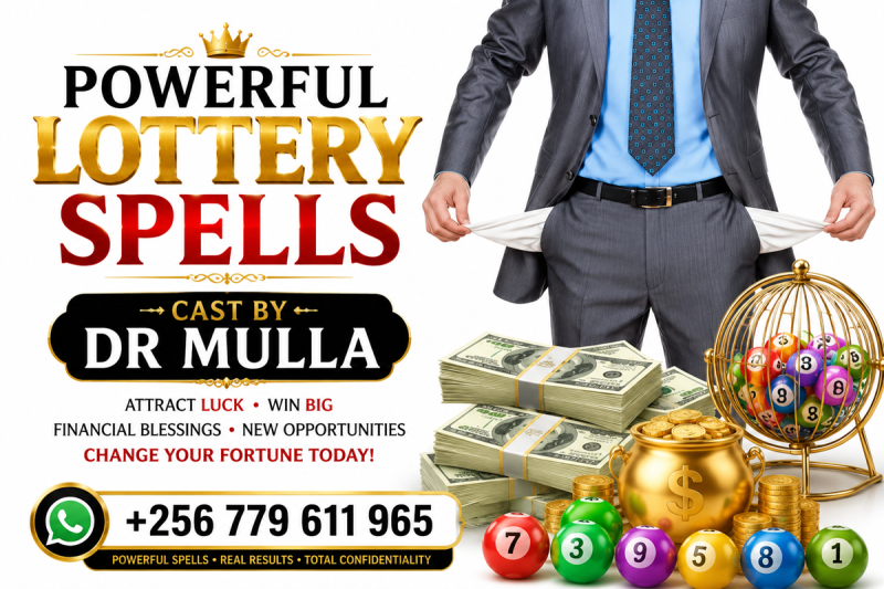 Powerful Lottery Spells by Dr. Mulla: Attract Jackpot Luck, Winning Numbers, Sudden Wealth and Success | High Energy Rituals 📞 +256 779 611 965