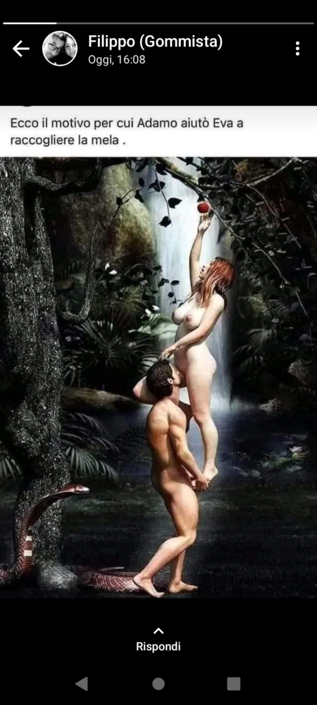 Salve a tutte le ragazze o donne...........
Mi sono iscritto qui perché sono un ragazzo giovane italiano bello dotato.