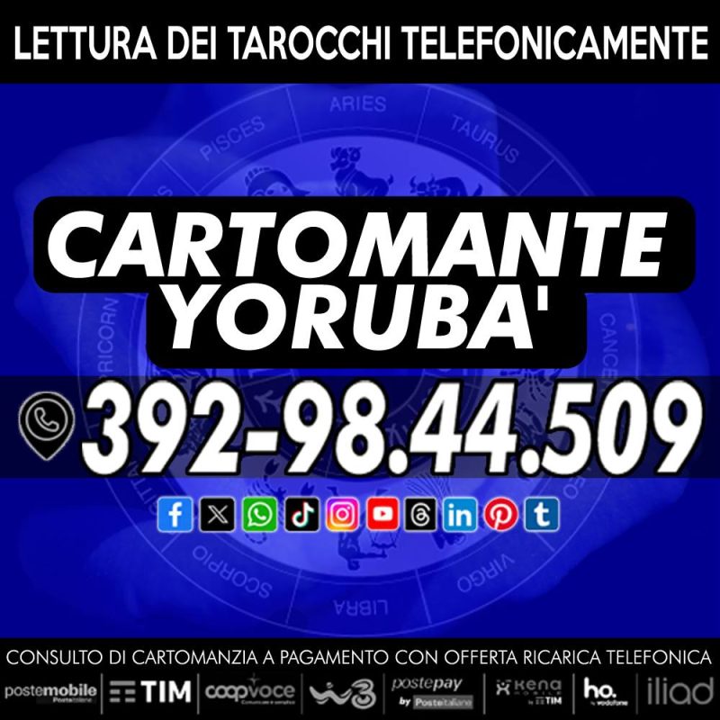 CREDERCI SEMPRE ARRENDERSI MAI!: IL CARTOMANTE YORUBA'