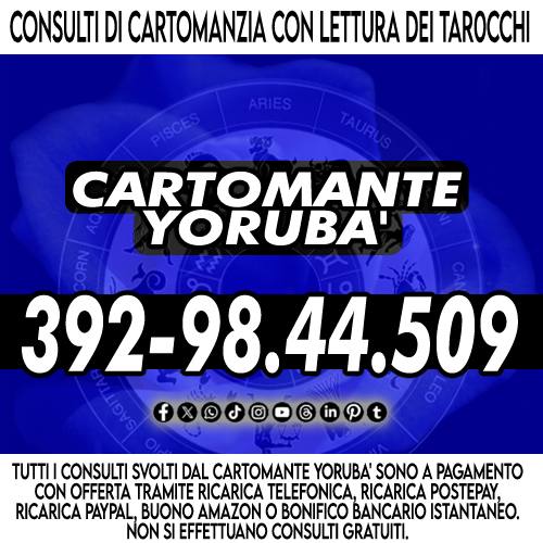 Consulenza esoterica con il Cartomante Yorubà